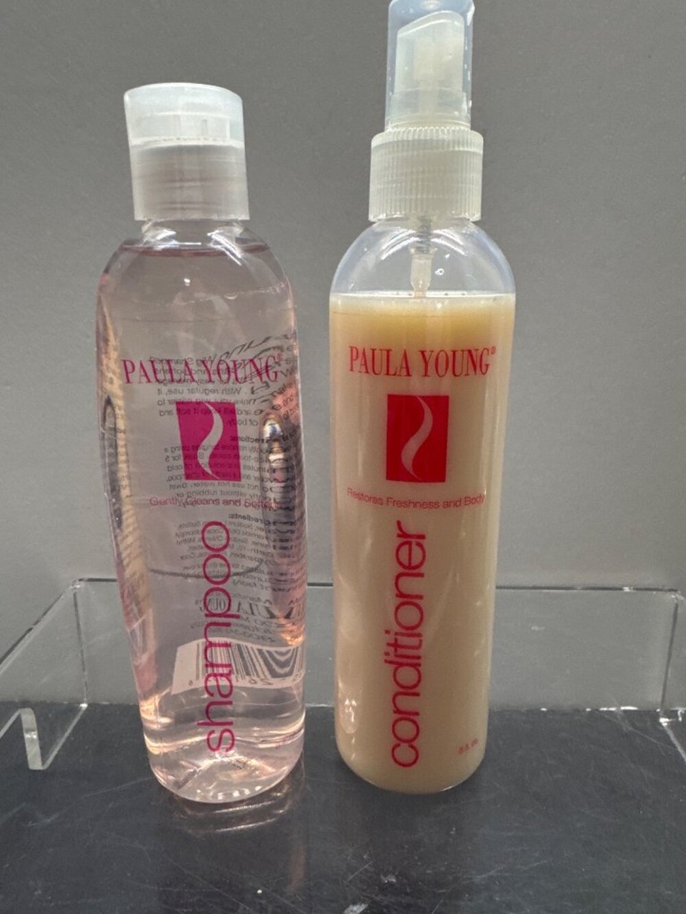 Paula Young Wig Shampoo & Conditioner Set 8 Oz Each For Wig Care